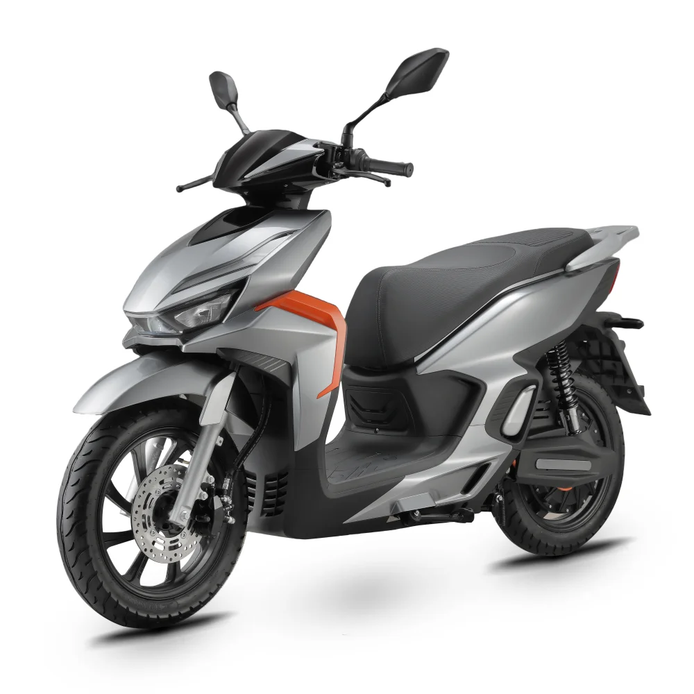 2025 New 1500W Electric Sports Motorcycle Long Range Vintage Motorbike with 72V Voltage and Stylish 1