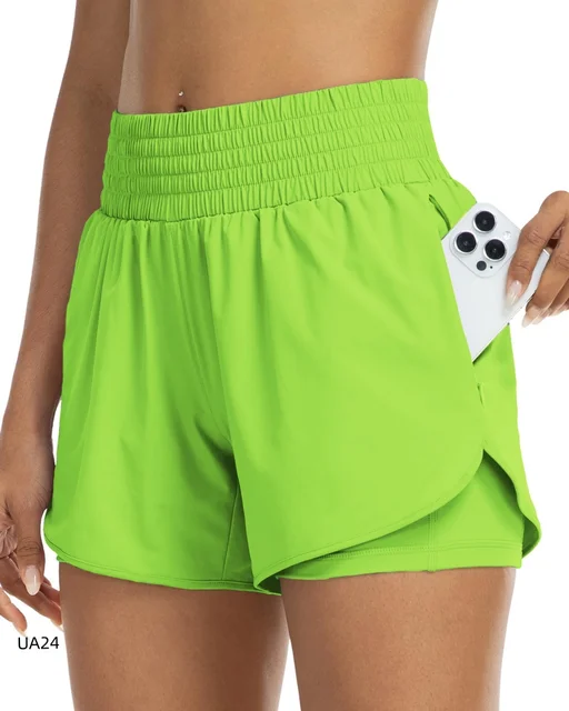 Women's Fitness Yoga Shorts Stretch Running Sportswear Tight Exercise Leggings Black Grey Brown Size XS S M L XL Yoga Pants