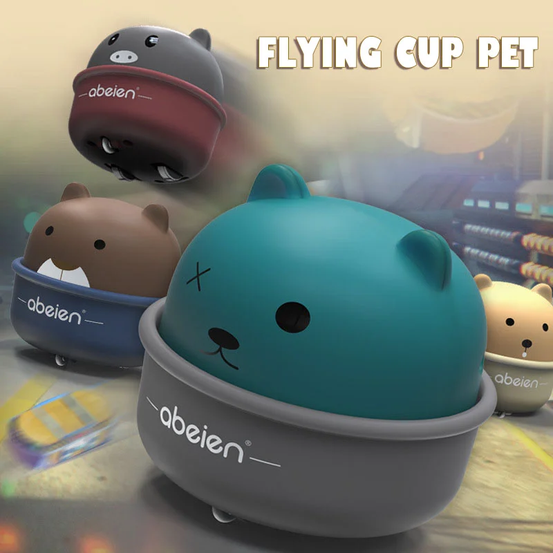 

Kawaii милый инерционный игрушечный автомобиль без батареи, пресс, игрушки для животных, свинья, собака, медведь, мышь, прыгающий трюковый автомобиль, подарок для детей
