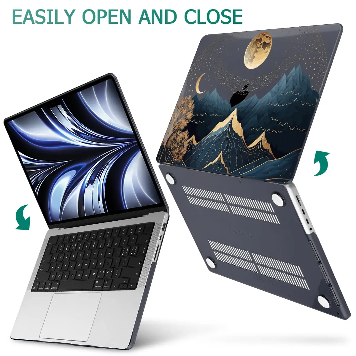 Portátil para Macbook Pro 16 A2991 A2485 m1 m2 ar Chip 13 2023 m3 Pro 14 A2992 A2918 A2918 Case - Imagem 4