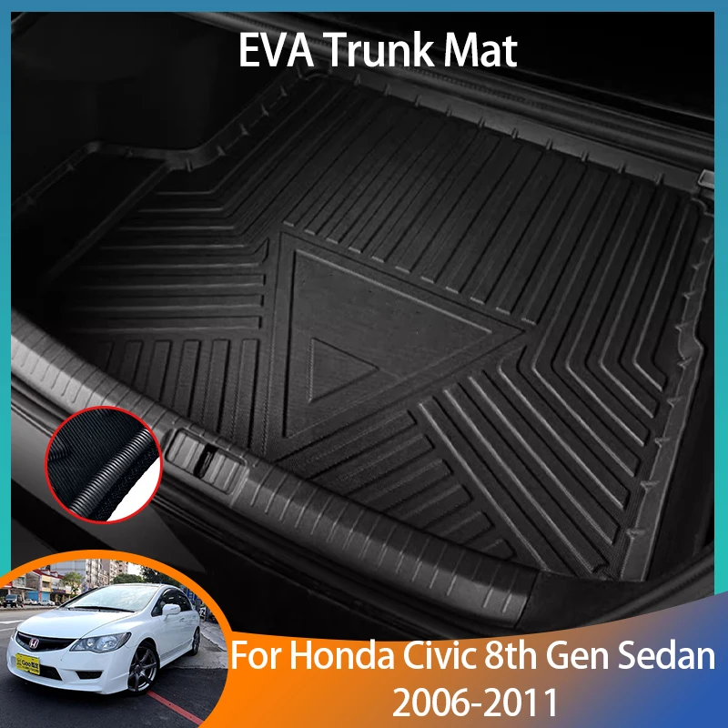 

For Honda Civic 8th Gen Sedan 2006 2007 2008 2009 2010 2010 Auto Accessorie Car EVA Trunk Mat Floor Tray Liner Cargo Boot Carpe