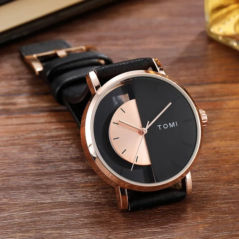 

Black Technology Personality Minimalist Elegant Hollow New Concept Fashion Male and Female Student Watch Ins Special-Interest