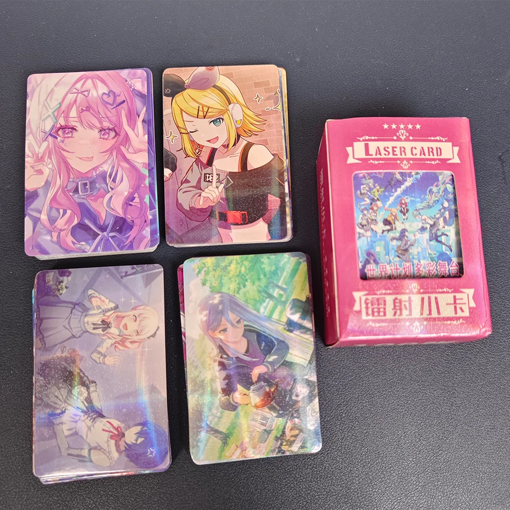 100 Pc/set Project Sekai Complete Set Anime Laser Card Cosplay