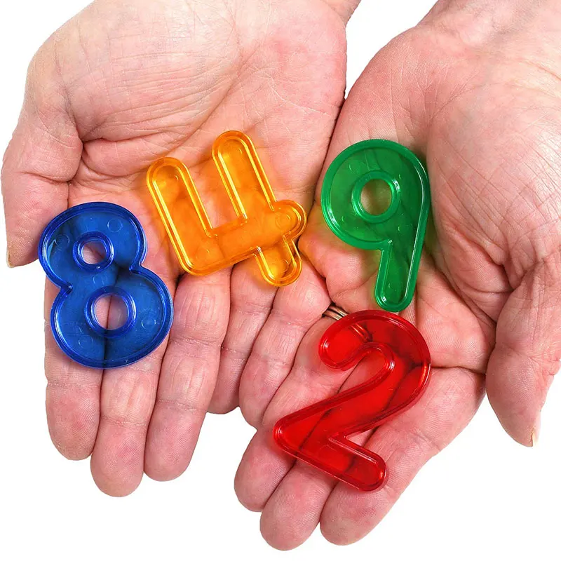 Montessori Mathematics Material Transparent Number Writing Skills Counting Learning Toys For 3 Years Educational Aids K2564H