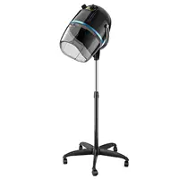 Microdermabrasion Professional Hooded Floor Hair Dryer Adjustable Bonnet Hair Dryer Stand Up with Timer and Rolling Wheels for B 1