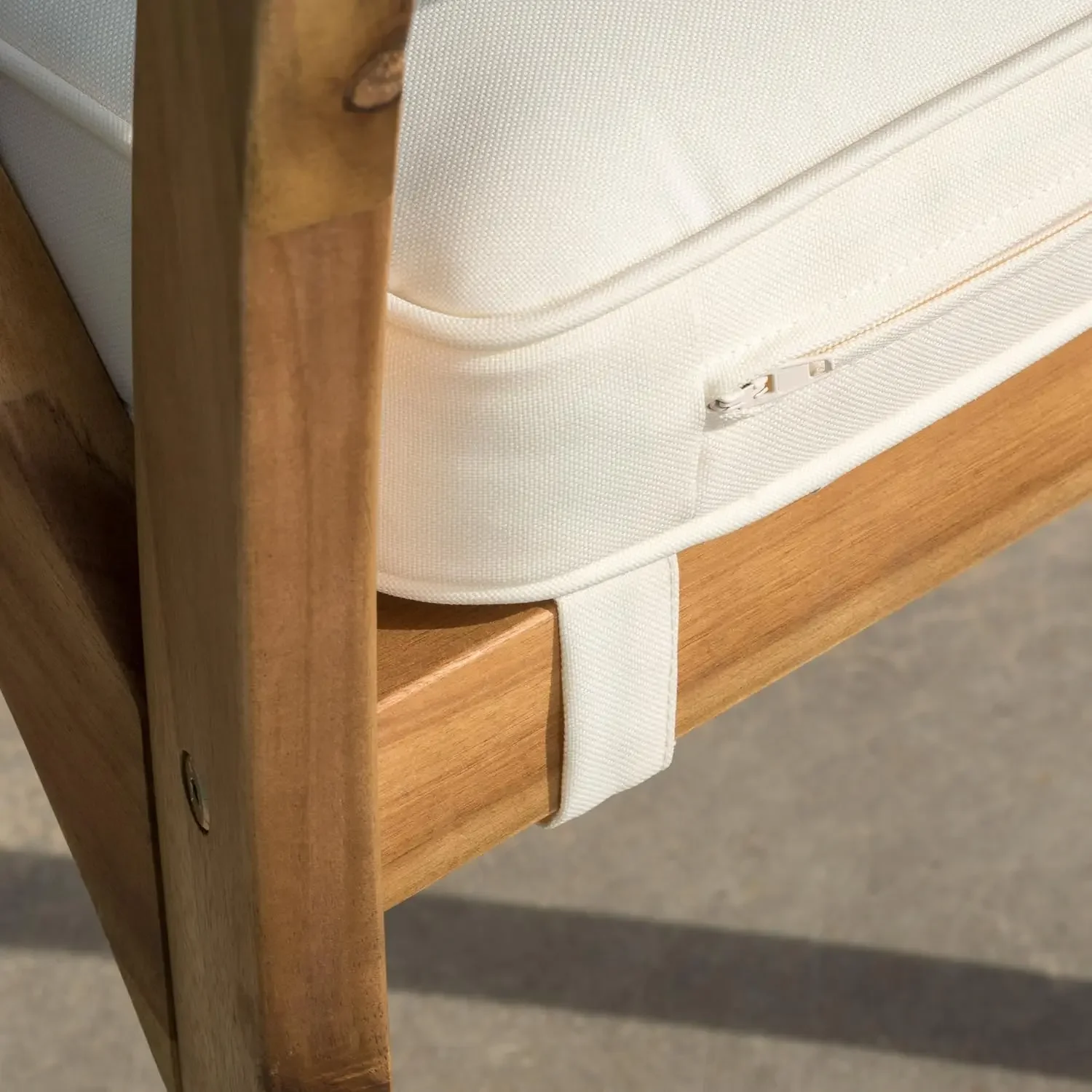 NEW-Coronado Acacia Wood Bistro Set, 3-Pcs Set, Teak Finish