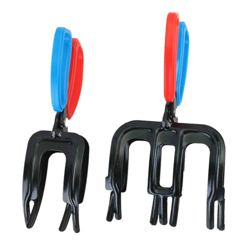 

2 Pcs Fish Control Device Fishing Gear Hooks Grippers Portable Abs Lightweight Pliers Professional Clip