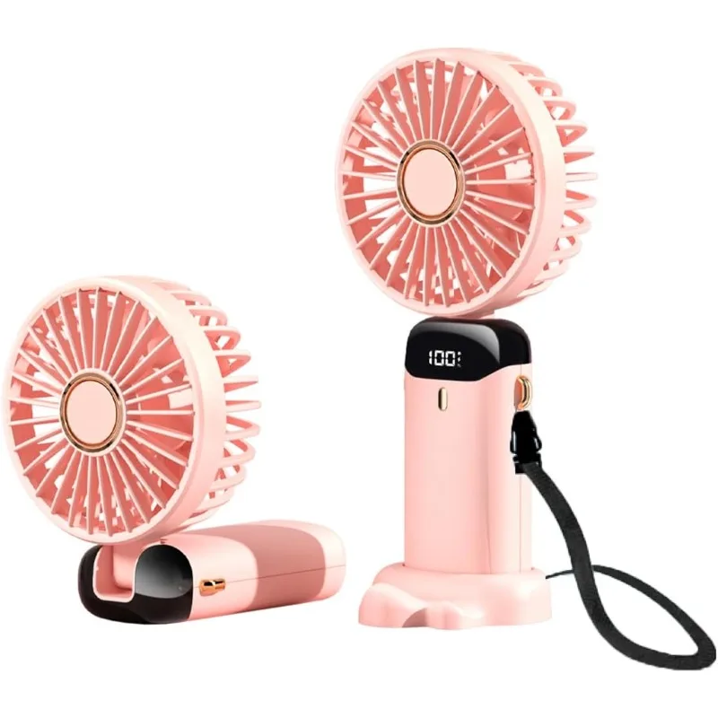 

Портативный ручной вентилятор, компактные ручные Охлаждающие вентиляторы, холодный воздух для женщин и мужчин, аксессуары для путешествий