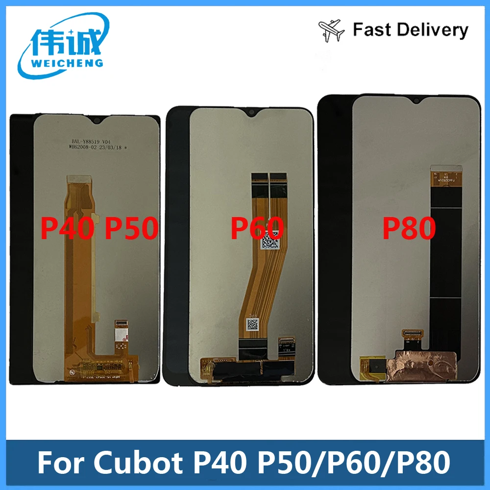 

LCD Pantalla For Cubot P40 P50 LCD Display And Touch Screen Digitizer Assembly For Cubot P60 Cubot P80 LCD Sensor Dispaly Parts