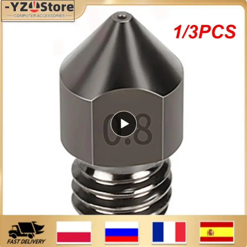 

1/3 шт. новая головка экструдера MK8 из закаленной стали для A8 A8Plus Ender 3 CR10 Запчасти для 3D-принтера обновление 1,75 мм сопла 0,2-1,0 мм