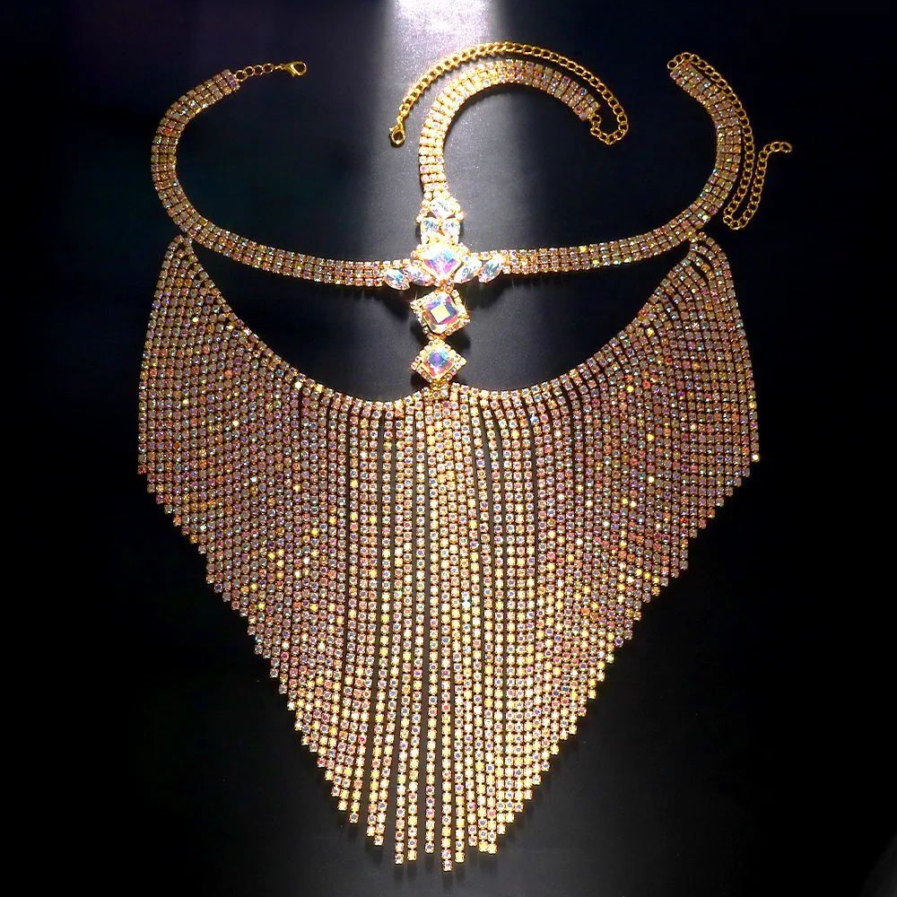 Tassel Veil Masks Women Headwear Rhinestone Chain Face Mask Masquerade Dance Party Costume Sexy Face Curtain Accessories Jewelry