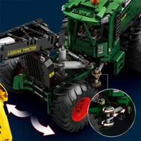 1741PCS RC Timber Tractor Building Blocks Farm Tractor Technology Electronic Remote Control Car Bricks Model Kids Toys Idea Gift 4