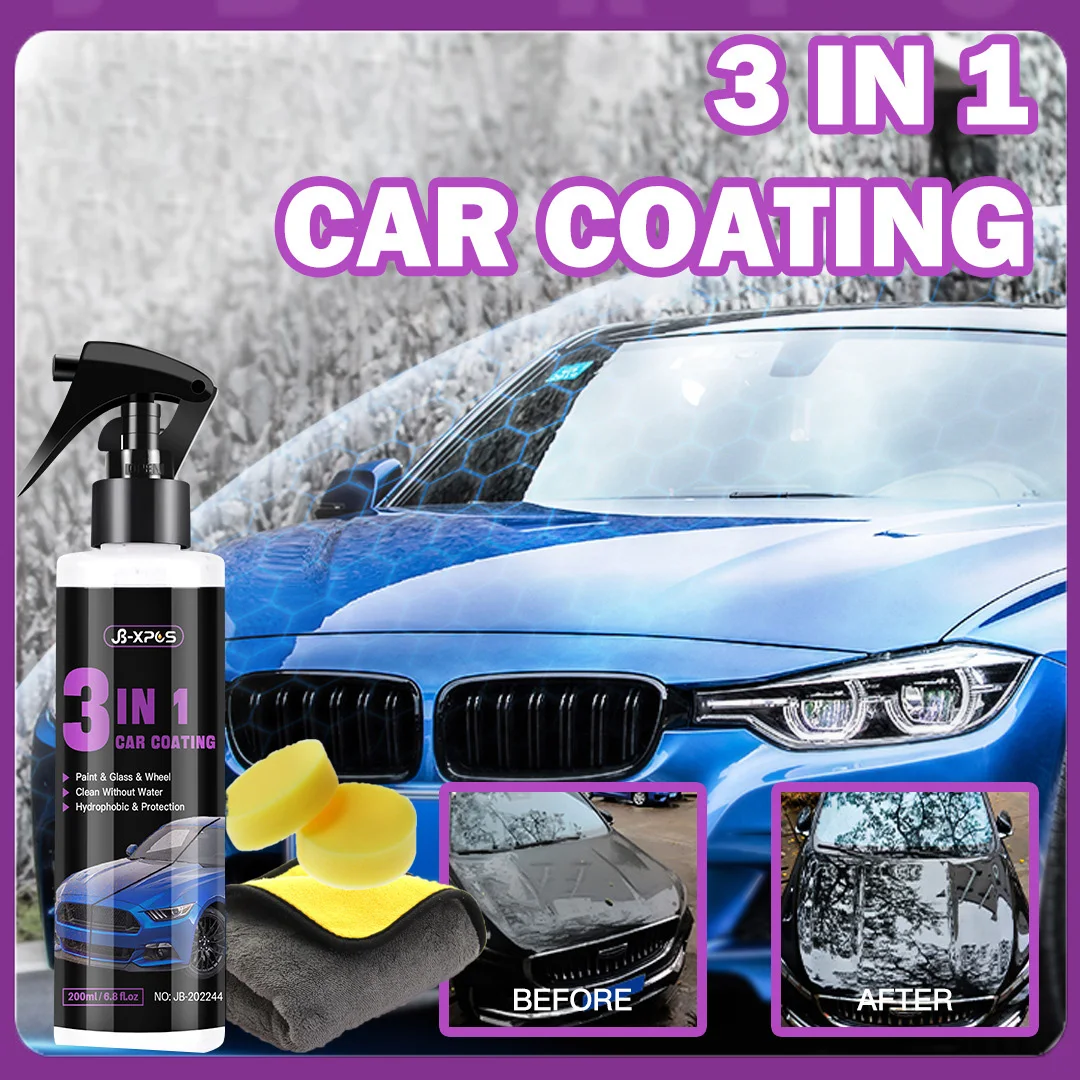 CeramicCarCoatingSprayWaterproofGlassPaintCareHydrophobicAgent