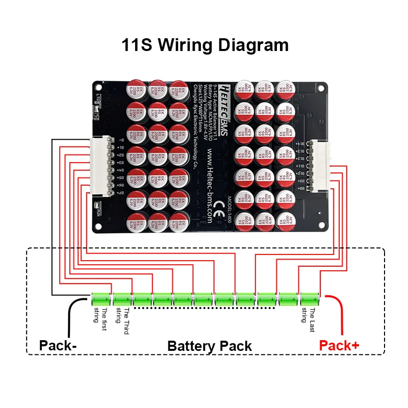 5A battery cell balance module 4s 3S 5S 6S 7S 8S 12S 13S 16S 20S 21S for Ternary