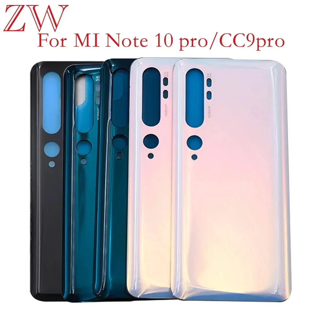 Phone back and glass battery cover for Xiaomi Mi Note 10 / Mi Note 10 Pro 3D glass panel rear door CC9 Pro Note10