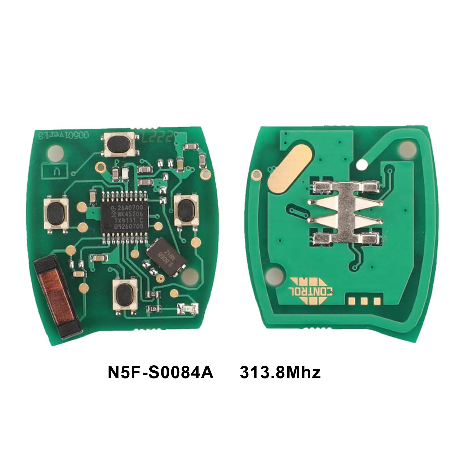 Jingyuqin Remote Key PCF7961 ID46 Alarm S0084A/S0087A/HLIK1T 313.8/433MHz For Honda ACCORD CR-V CITY CIVIC STREAM 2006-2011