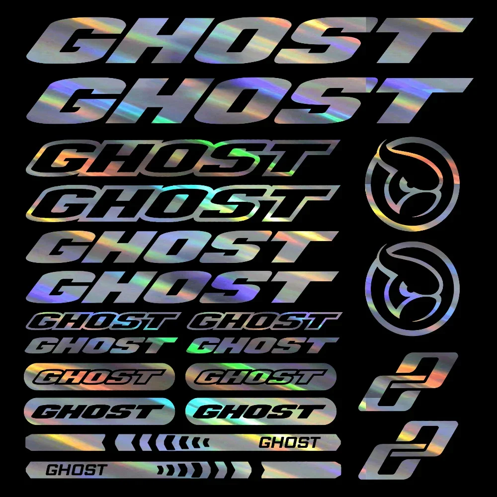 

28cm Bicycle Frame for GHOST Road Bike Mountain MTB BMX Cycling Rack Decals Car Decoration Accessories Custom Stickers Cute, PVC