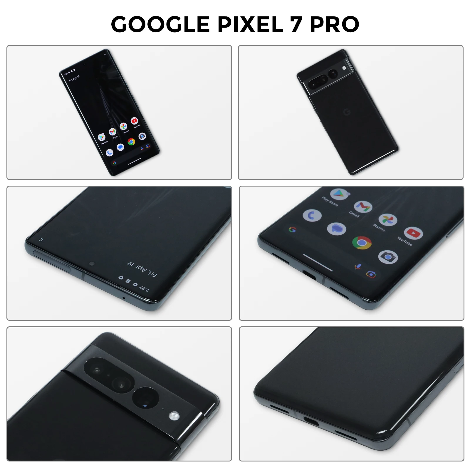Google Pixel 7 Pro 黒 トリプルカメラ ケース2個付き 【公式通販】
