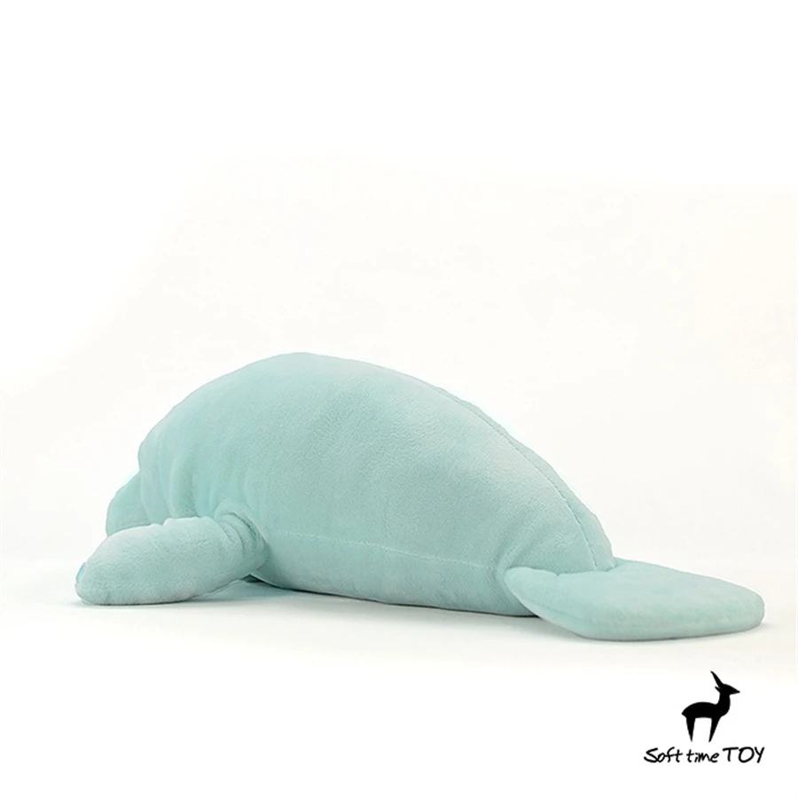 Manatee High Fidelity Anime Cute Mermaid Plushie Sea Cow Plush Toys Lifelike Animals Simulation Stuffed Doll Kawai Toy Gifts Kid 5