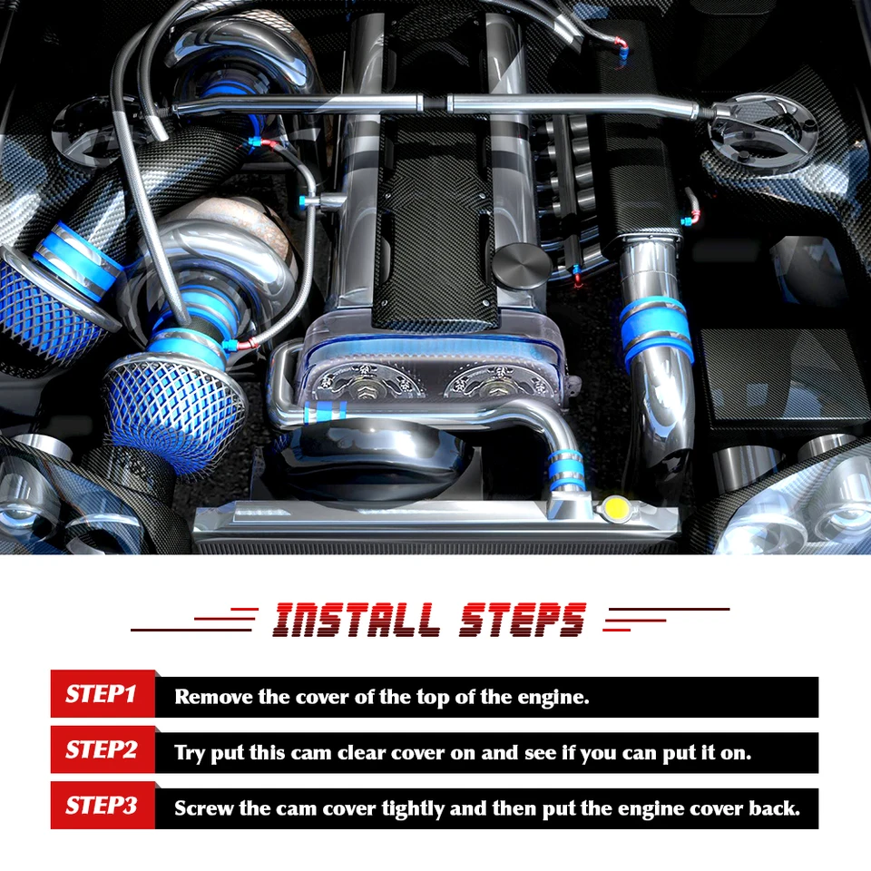 Vr-カムカバー 2JZ-GTE クリアカムカバータイミングベルトカバーターボ