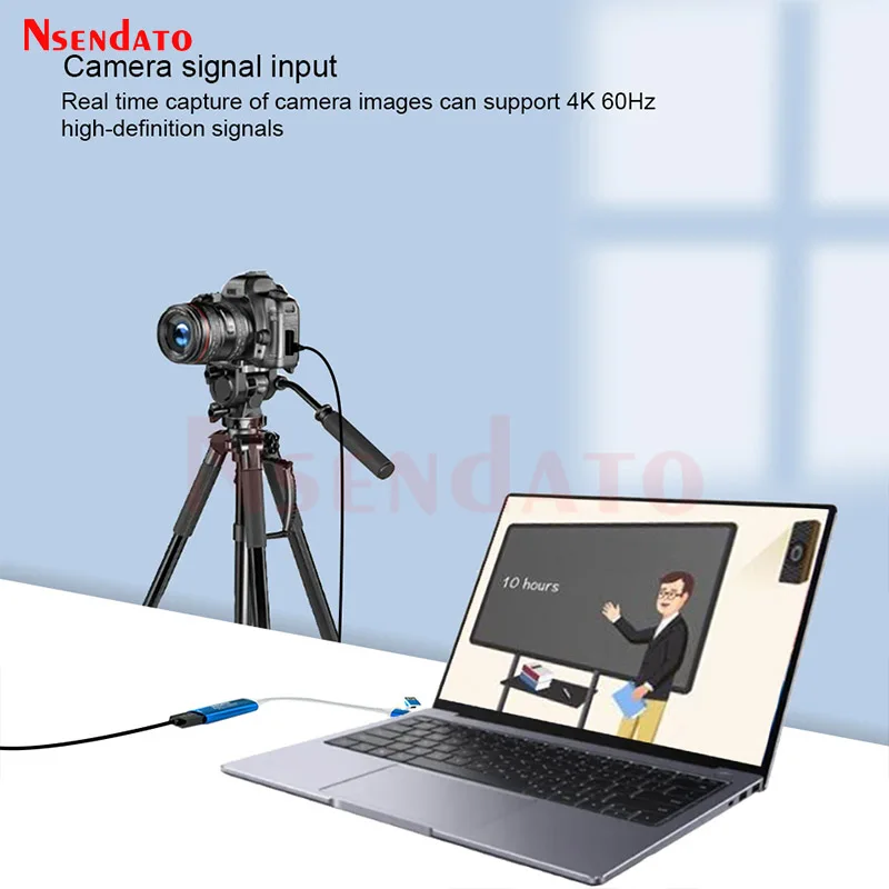 4K 60Hz USB3.0 USB C  HDMI Audio Video Mjpeg Capture Card USB-C Type-c To HDMI Game Grabber Recorder for Switch PS5 Live Stream