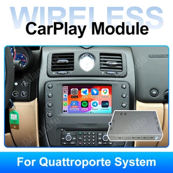 Modulo Wireless Android Auto CarPlay IManAuto per Maserati Quattroporte 2004-2012, Mirror Link, AirPlay, Decoder Telecamera Posteriore