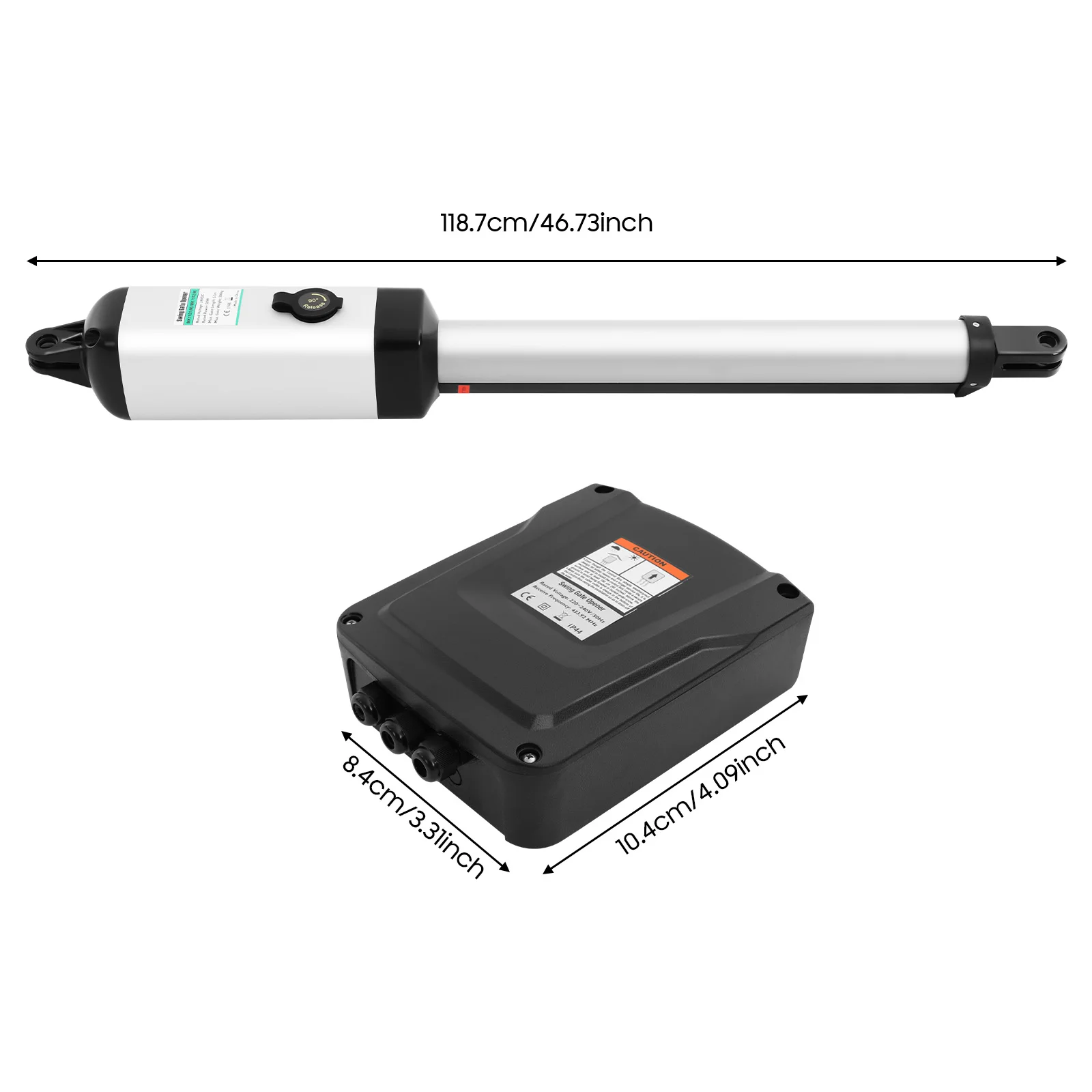 Flügeltorantrieb 230 V mit Fernbedienung & Endschalter