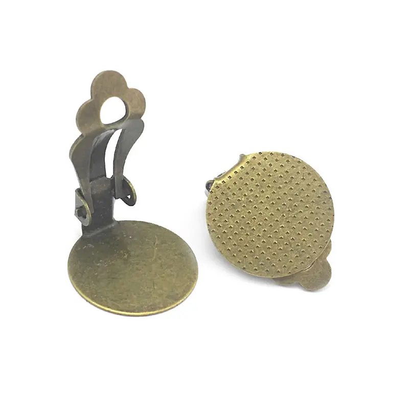 Elegant 18K Gold-Toned Brass Flat Stick Earrings