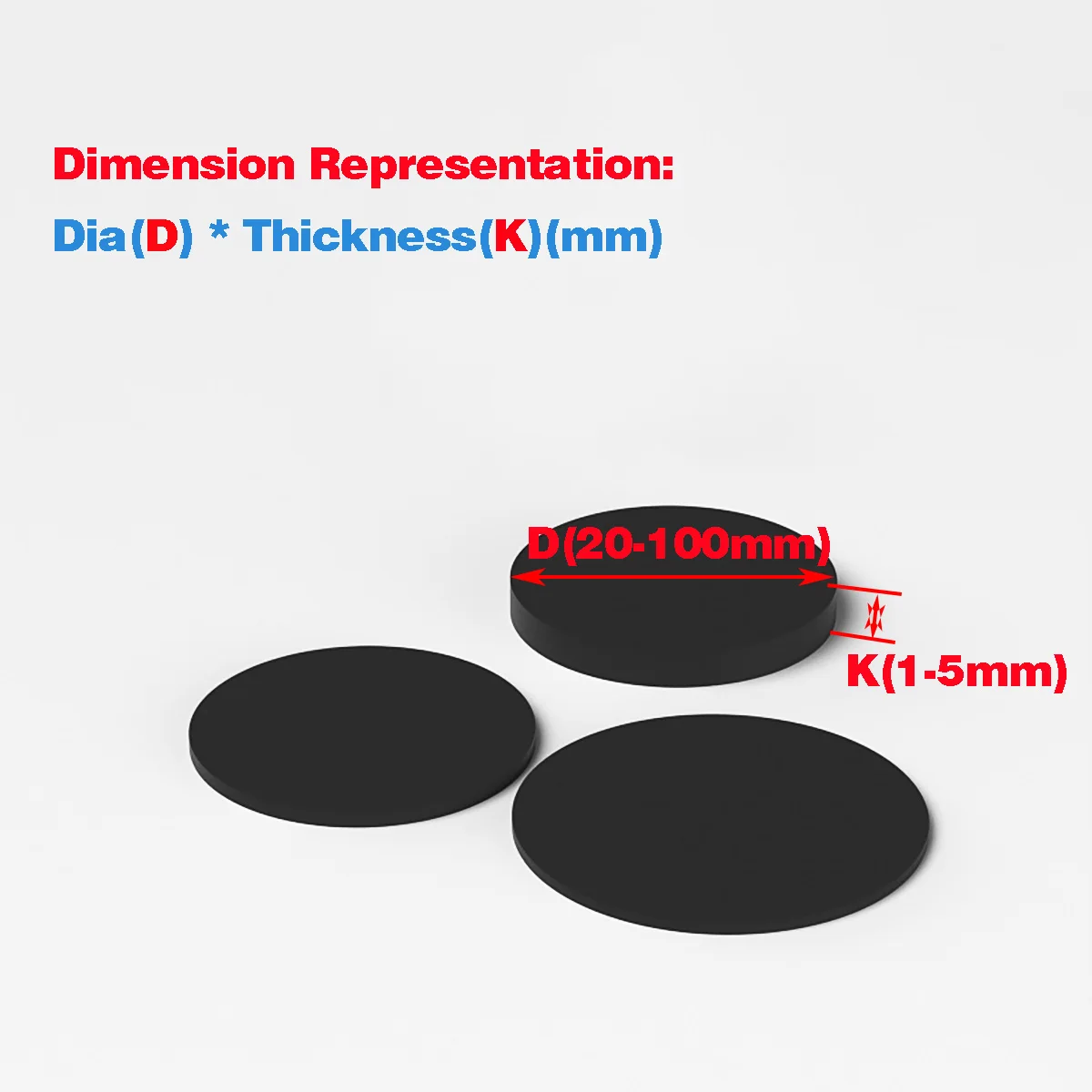 

Rubber Solid Round Gasket / Waterproof Thickened Shock Absorption Circular Sealing Washer