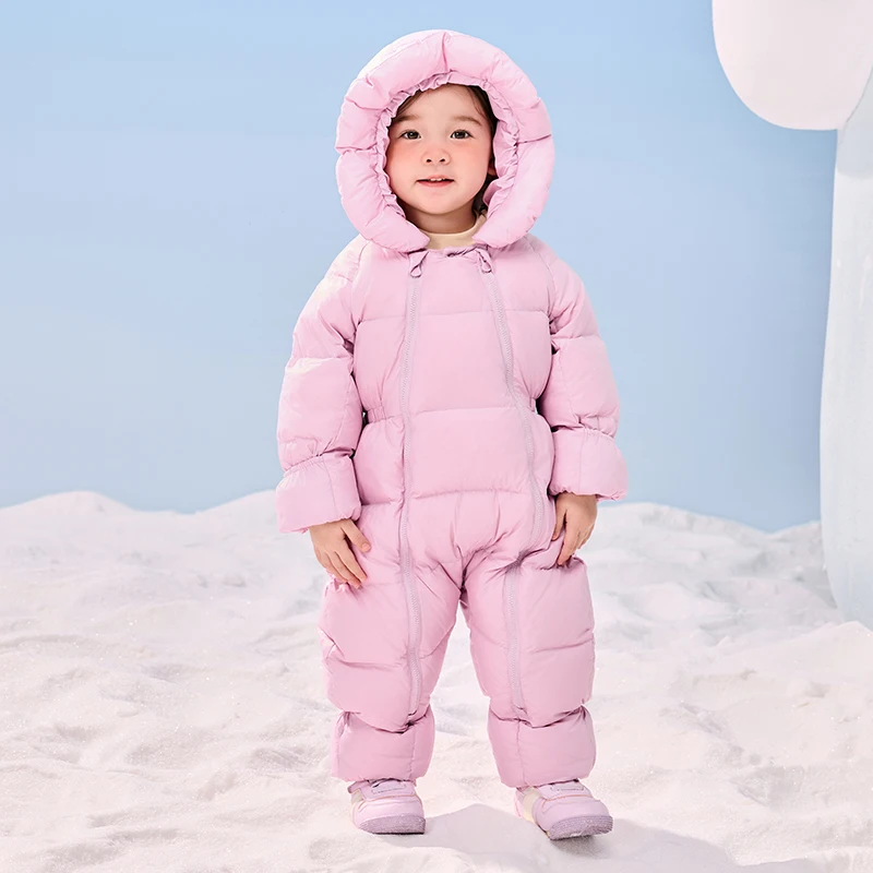 2026 - Grenouillère Chaude Avec Manteau En Duvet - Pour Garçon