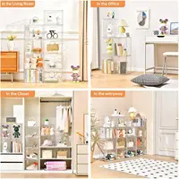 Purse Organizer for Closet,Clear Acrylic Display Case for Handbag Organizer, Purse Storage Box with Magnetic Door 2