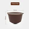 Reusable Coffee Capsule Filter Cup For Nescafe Dolce Gusto Refillable Caps Spoon Coffee Strainer Tea Basket Kitchen Accessory 6