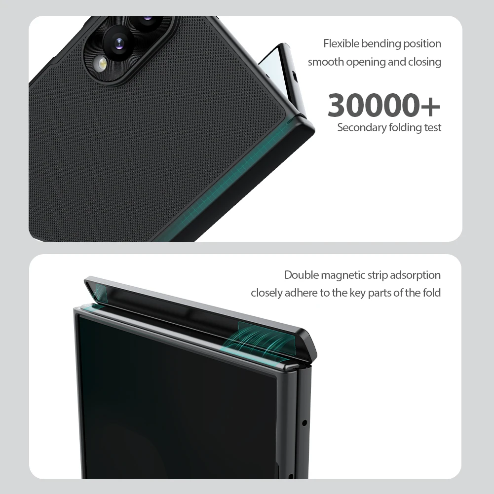 Wide Nillkin Super Frosted Shield Magnetic Case - Hinge Protective Cover
