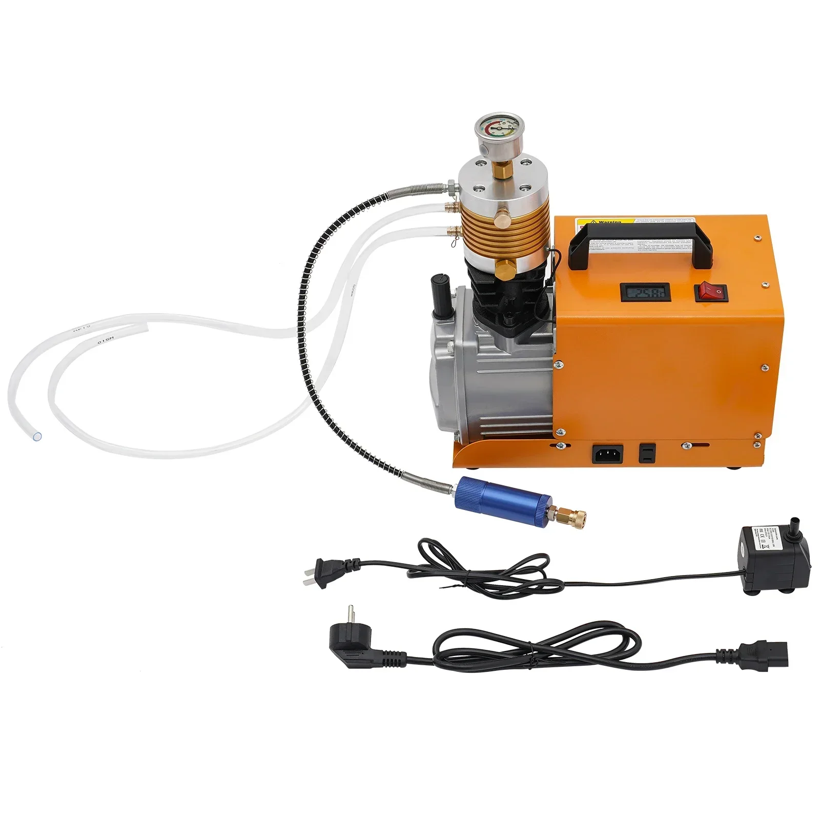 30 MPA Hochdruck-elektrische Luftpumpe, 1,8 kW Motor, 100 l/min, PCP-Luftkompressorpumpe für die Druckbeaufschlagung von Pipeline-Testgeräten ﻿ – Detail 21