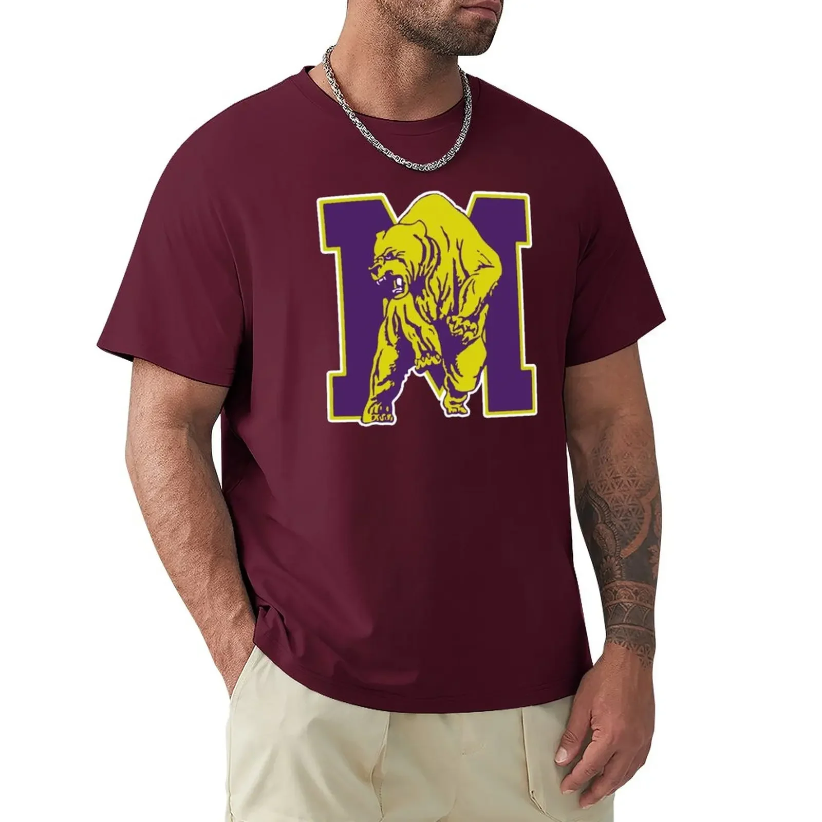 

Miles College T-Shirt boys animal print vintage tshirts for men