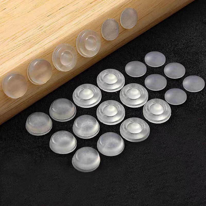 Transparent Silicone Collision-proof Granular Wardrobe Door Anti-collision Pad Mute Paste er Anti-sliding Anti-glue Granules