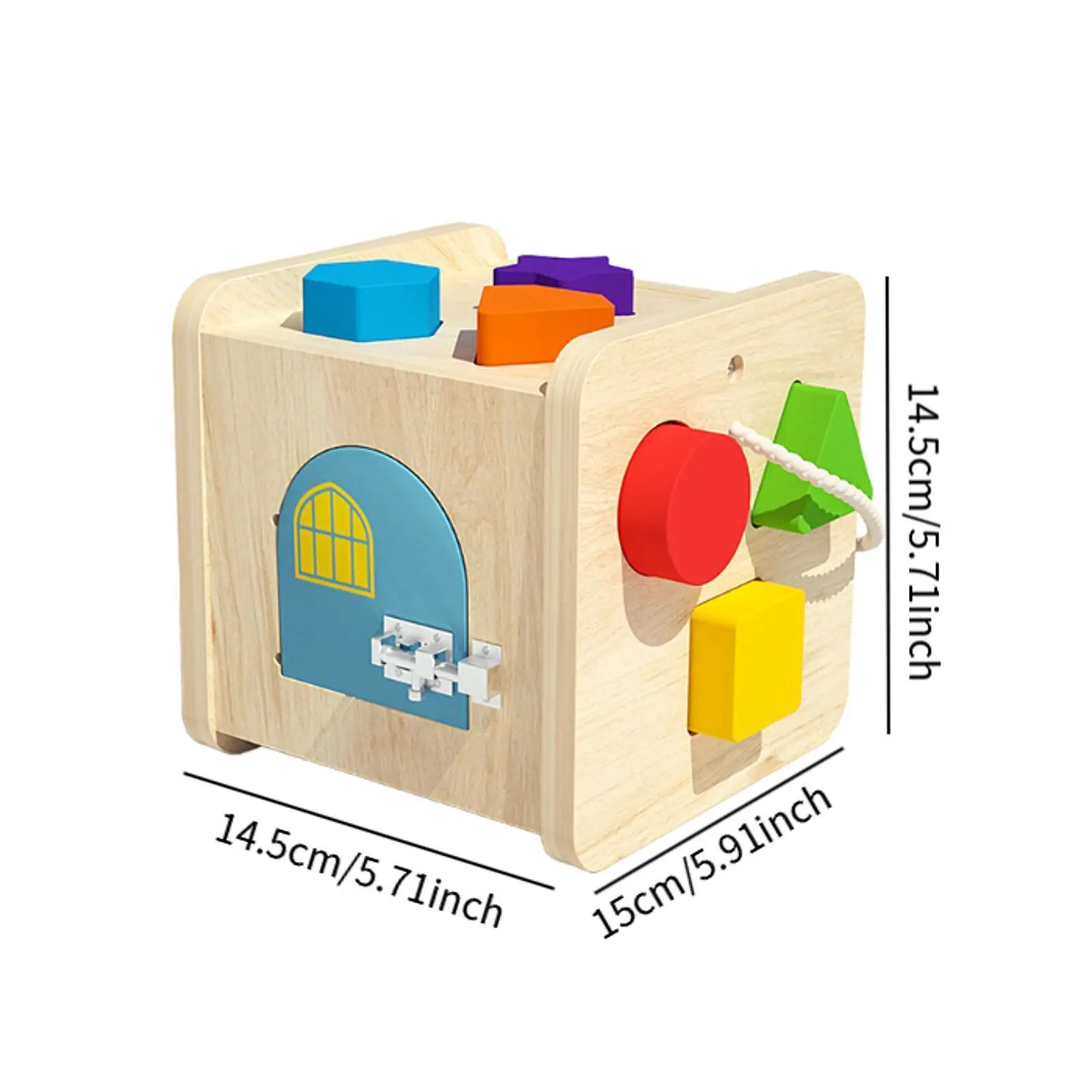 Shape Matching Toy Shape Matching Sorter Game for Birthday Gifts Baby Gifts