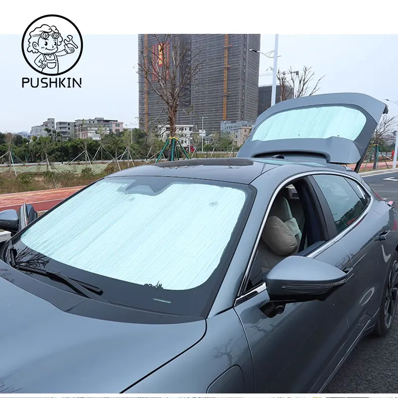 For ZEEKR 001 Front Rear Windshield Sun Shade Window Sun Visor Sunscreen UV Heat Insulation Curtain Accessories