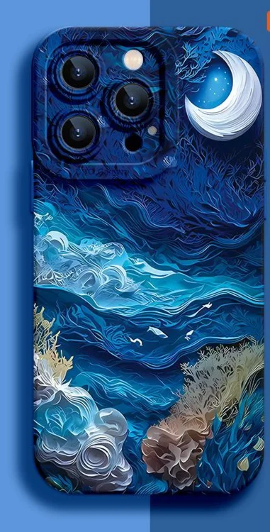 15 Custodia per telefono Promax nuova tutto compreso anti caduta iPhone 14 personalità creativa 13 acquerello artistico_voghion.com