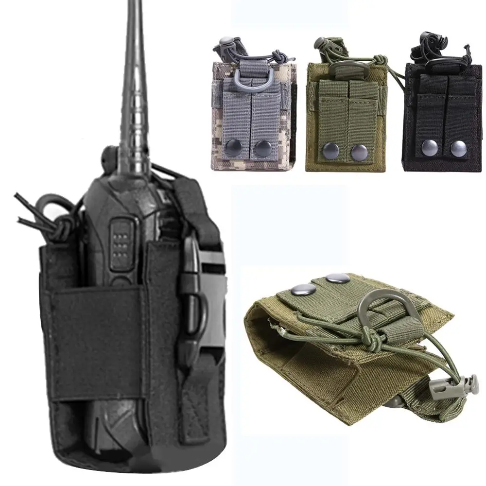 1pcs Package Pouch Walkie hunting Talkie Holder Bag Tactical Sports Pendant Molle Nylon Radio Magazine Pouch Pocket Magazine Pouch Molle Pouch Ammo Pouch Radio Pouch