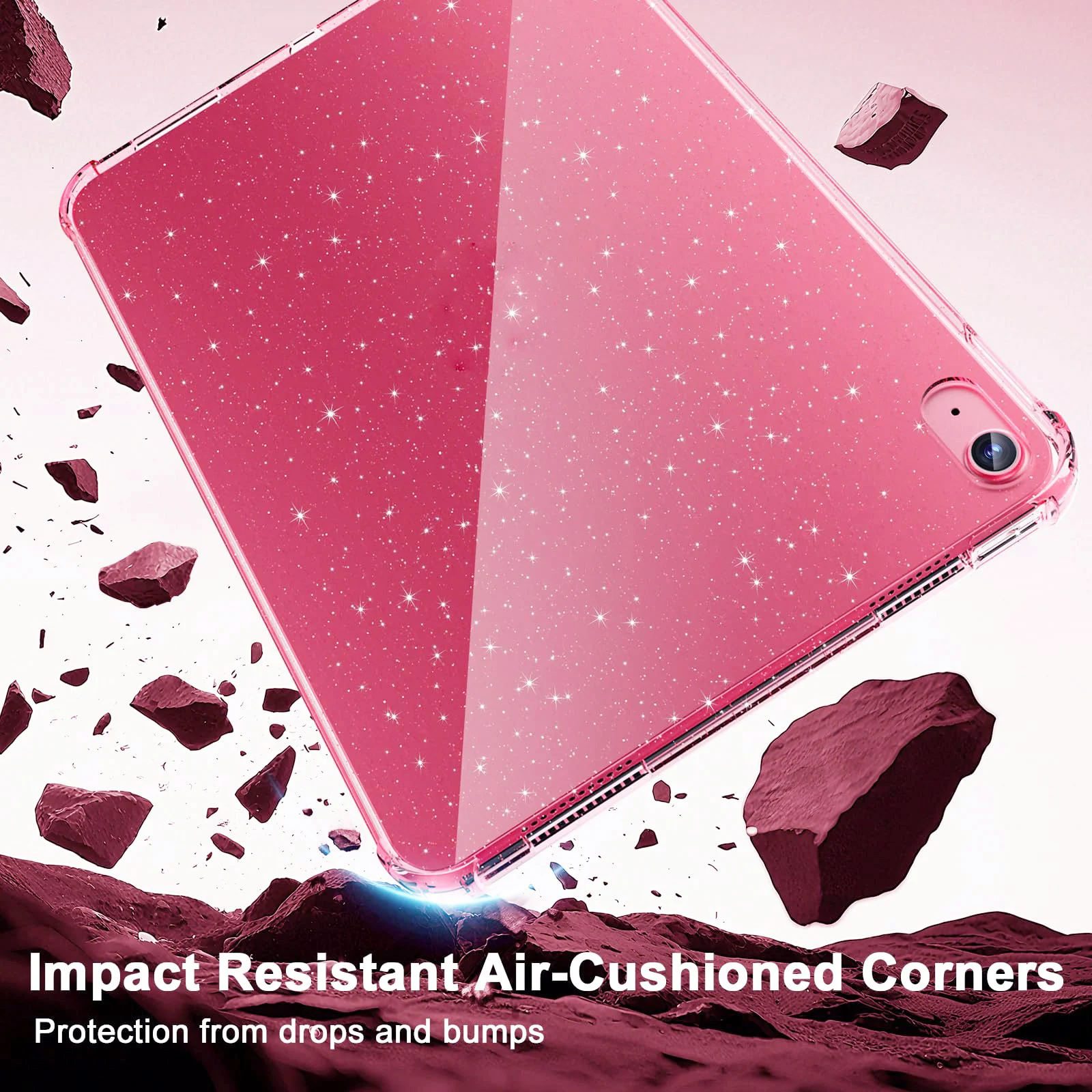 Glitter Soft TPU Air Bumper Tablet Case