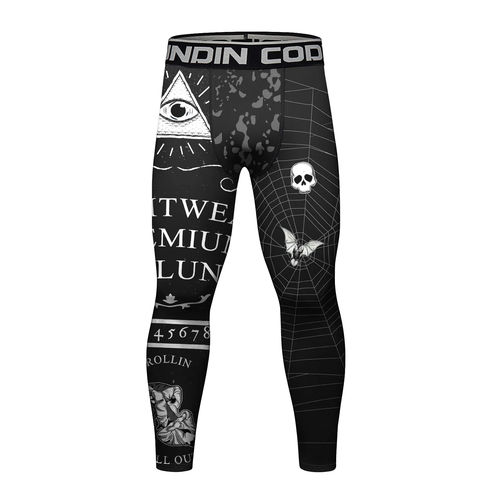 

Cody Lundin Moisture Wicking Winter Men Gym Sport Leggings Hot Sale Sublimation Compression Pants Leggings Bjj Jiu Jitsu Spats