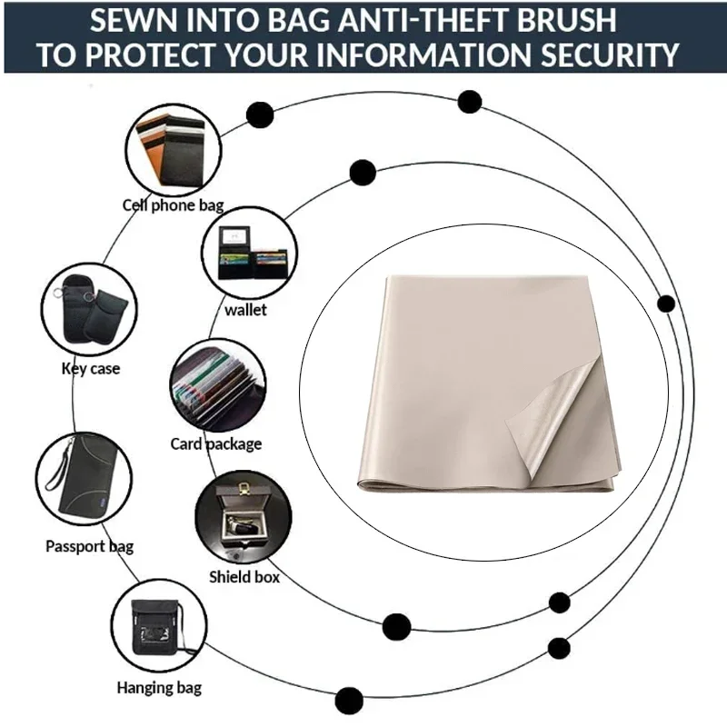 Enhanced Anti-Radiation Shielding Conductive Silver Fabric