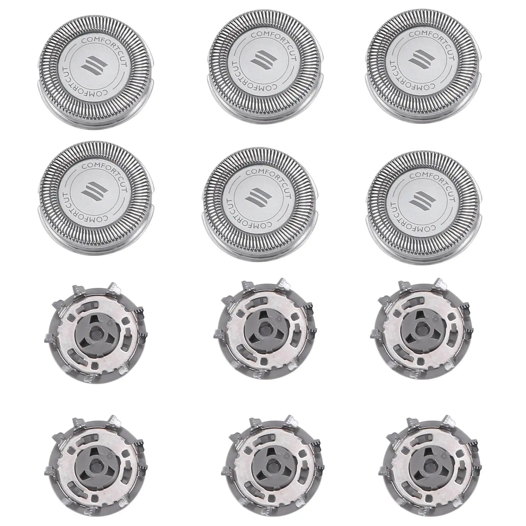 

SH30 Replacement Head is Suitable for Philips Norelco Shaver Series 3000 2000 1000 and S738 with Durable Blades-6PCS