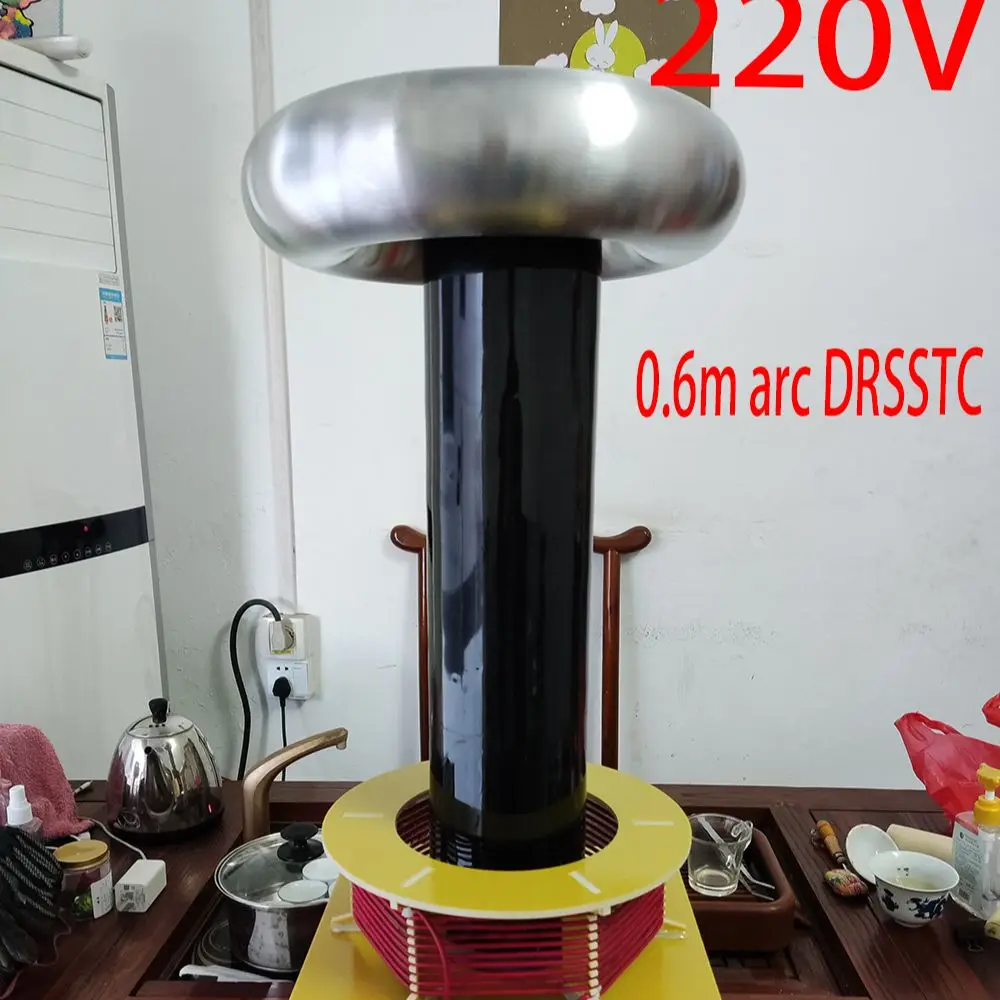 Große Tesla Spule 1M 1,5 M 2M Arc DRSSTC Künstliche Blitz Maker  Wissenschaftliche Experiment Fertig Produkt 110V 220V - AliExpress