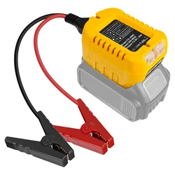 Heavy - Duty Automotive Booster Cable Line with Clips - 10AWG Emergency Jump Starter Leads (Without battery)