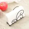 Space-Saving Metal Napkin Holder Nordic Style Freestanding Table Paper Organizer Thicken No-slip Tissue Storage Rack Home 3