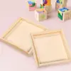 4 Pcs Tree Coaster Puzzle Mat Puzzles Serving Storage Tray Toy Holder Wooden Trays Blocks Toys Three-dimensional 2