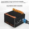 New Pocket Slot Firewall Mini PC 4xM.2 NVMe  Intel 3 N355 N305 N150 N100 NAS Computer 2xi226-V 2.5G DDR5 4800 2xUSB3.2 2xHDMI2.0 5