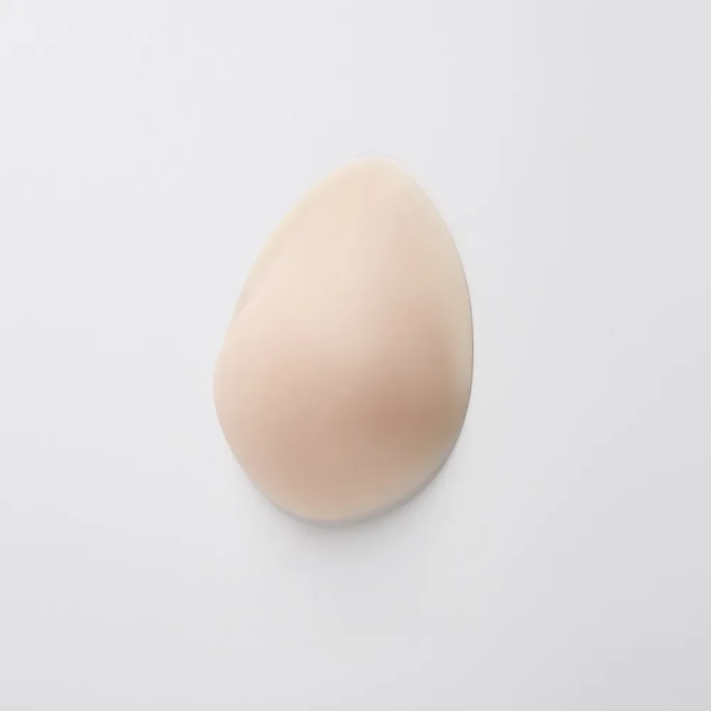 Skin Silicone Breast Pad Triangular Water Droplets Heart-shaped Thickened Invisible Gathering Bra Insert Underwear Pad